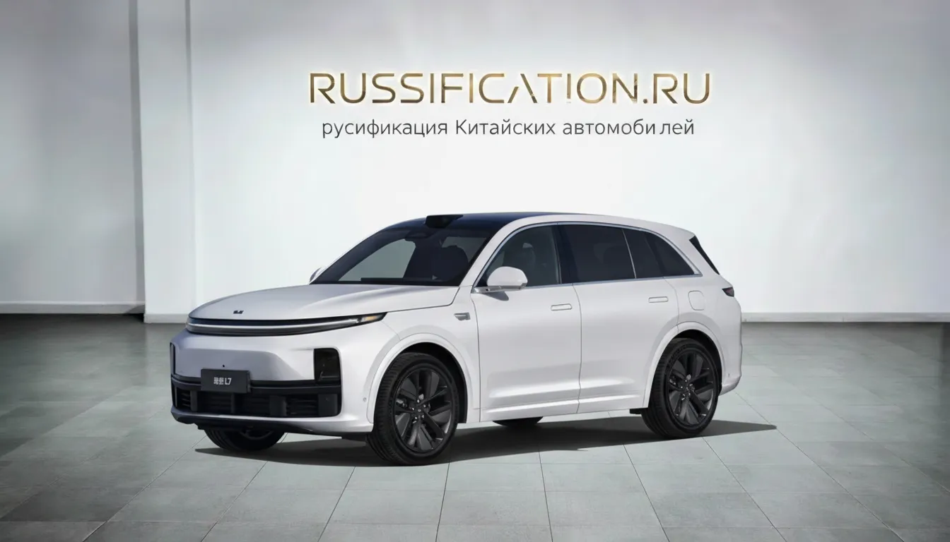 Русификация LiXiang L7 в Москве - профессиональный перевод интерфейса китайского автомобиля LiXiang на русский язык